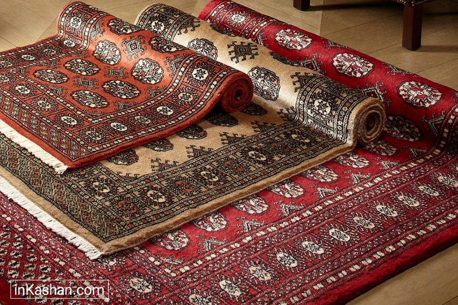 فرش ماشینی با طرح دستباف گونه