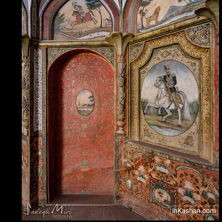 نقاشی‌ها و دیوار نگاره‌ها و طرح‌های خانه بروجردی‌ها